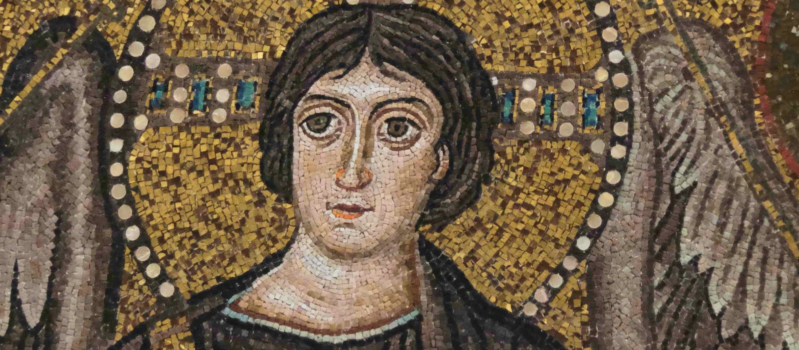 Mosaïque byzantine d'un ange — Ravenne